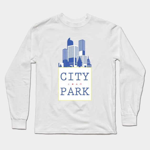 City Park Long Sleeve T-Shirt by Adotreid